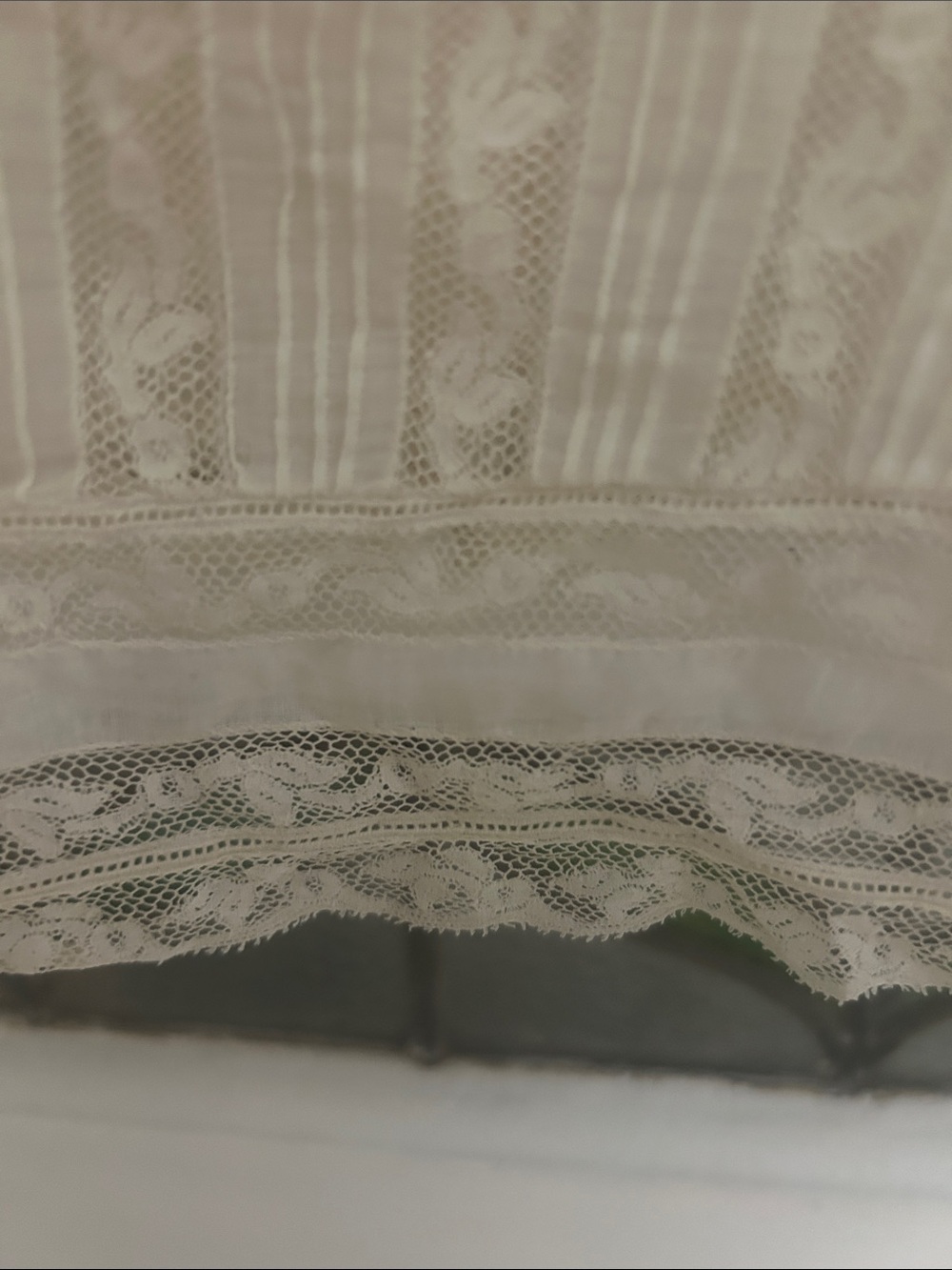 Antique lace Trim Ivory Women’s Cami Top - Picture 6 of 6